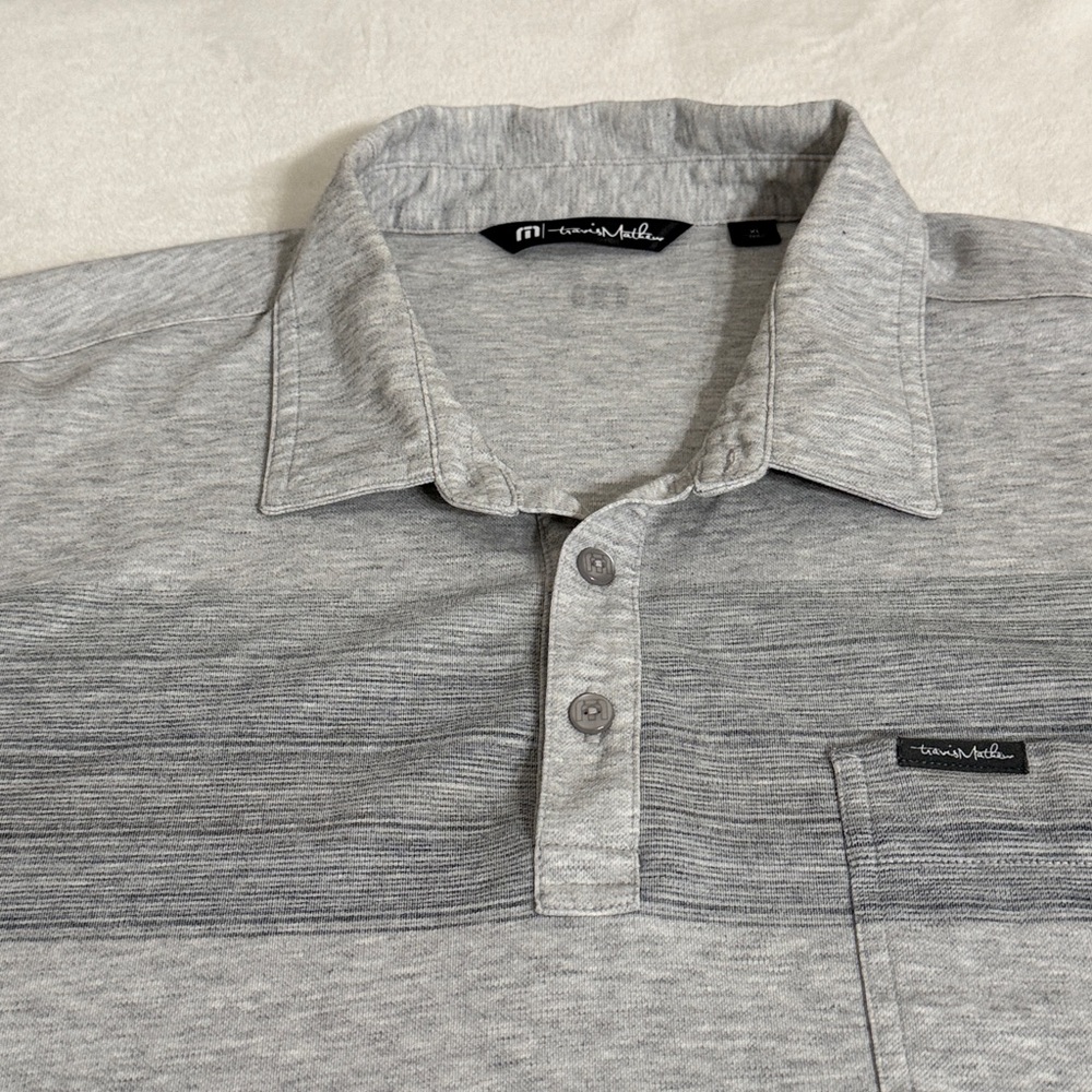 NEW TRAVIS MATHEW Polo Shirt Mens Extra Large Golf Performance Adult - Picture 4 of 11